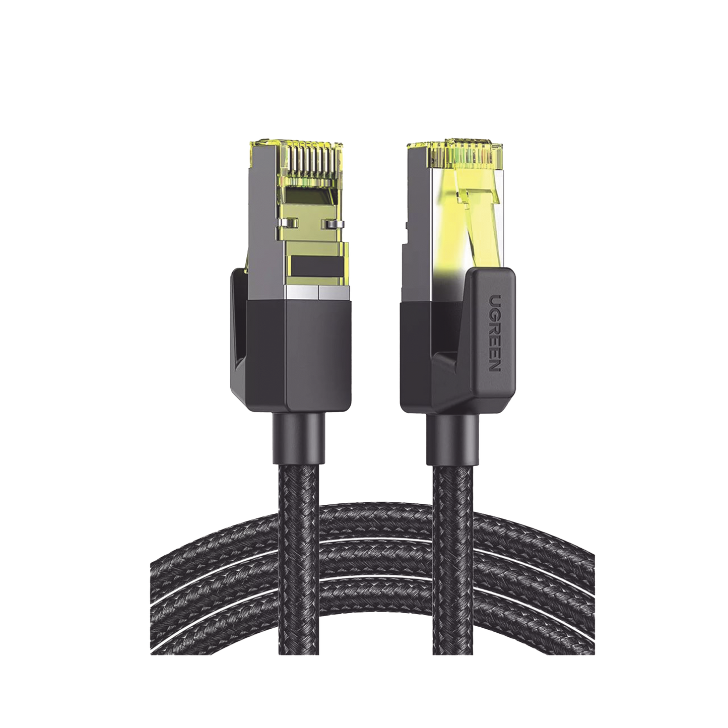 Cable Ethernet Cat7 CLASSâ? F/FTP Redondo con Malla de Nylon 5 Metros