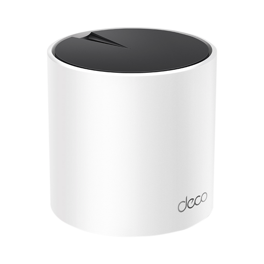 Router Inalámbrico MESH Interior para Hogar / Doble Banda Wi-Fi 6 AX3000 Mbps / 3 Puerto Gigabit WAN/LAN / 2 Antenas Internas / Administración Mediante la App Deco (iOS, Android) / Protección HomeShield