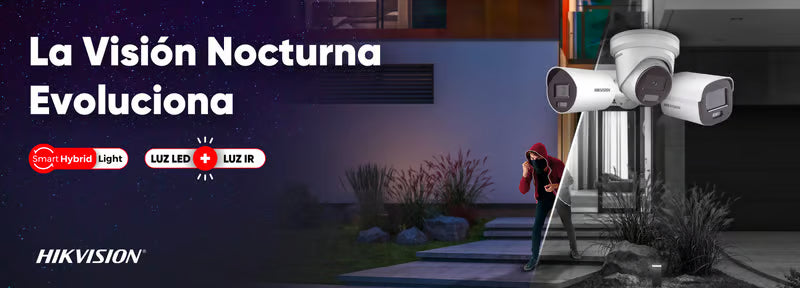 [Dual Light] Turret IP 2 Megapixel / Lente 2.8 mm / 30 mts IR + 30 mts Luz Blanca / Micrófono Integrado / ACUSENSE Lite / Exterior IP67 / H.265 / PoE / ONVIF